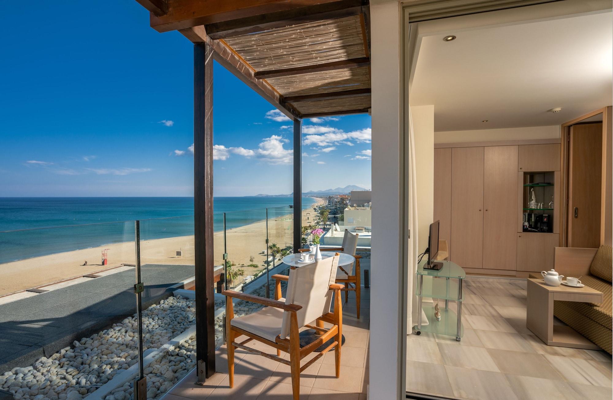 Kriti Beach Hotel Rethymno  ภายนอก รูปภาพ
