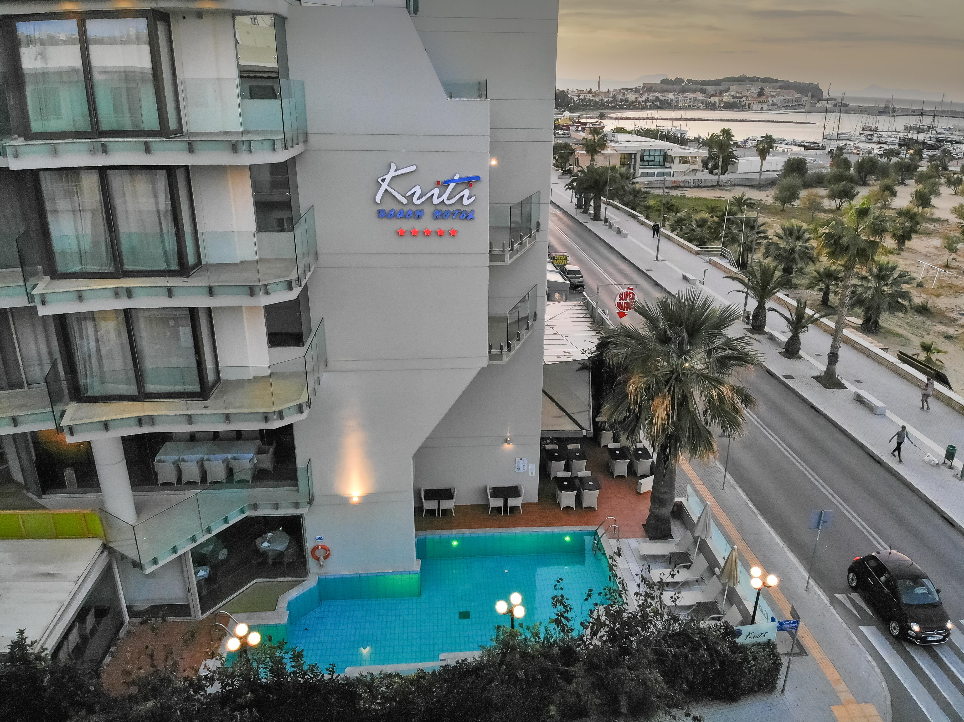 Kriti Beach Hotel Rethymno  ภายนอก รูปภาพ